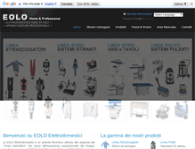 Tablet Screenshot of eoloelettrodomestici.com